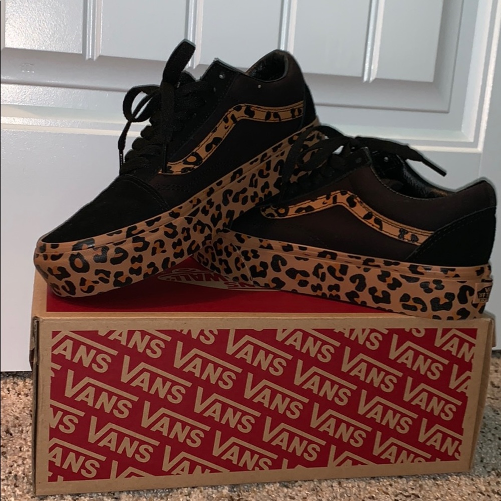 Cheetah print vans